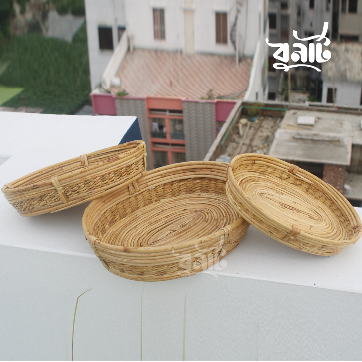 Cane Oval Tray: (Set of 3) A Timeless Handcrafted Utility