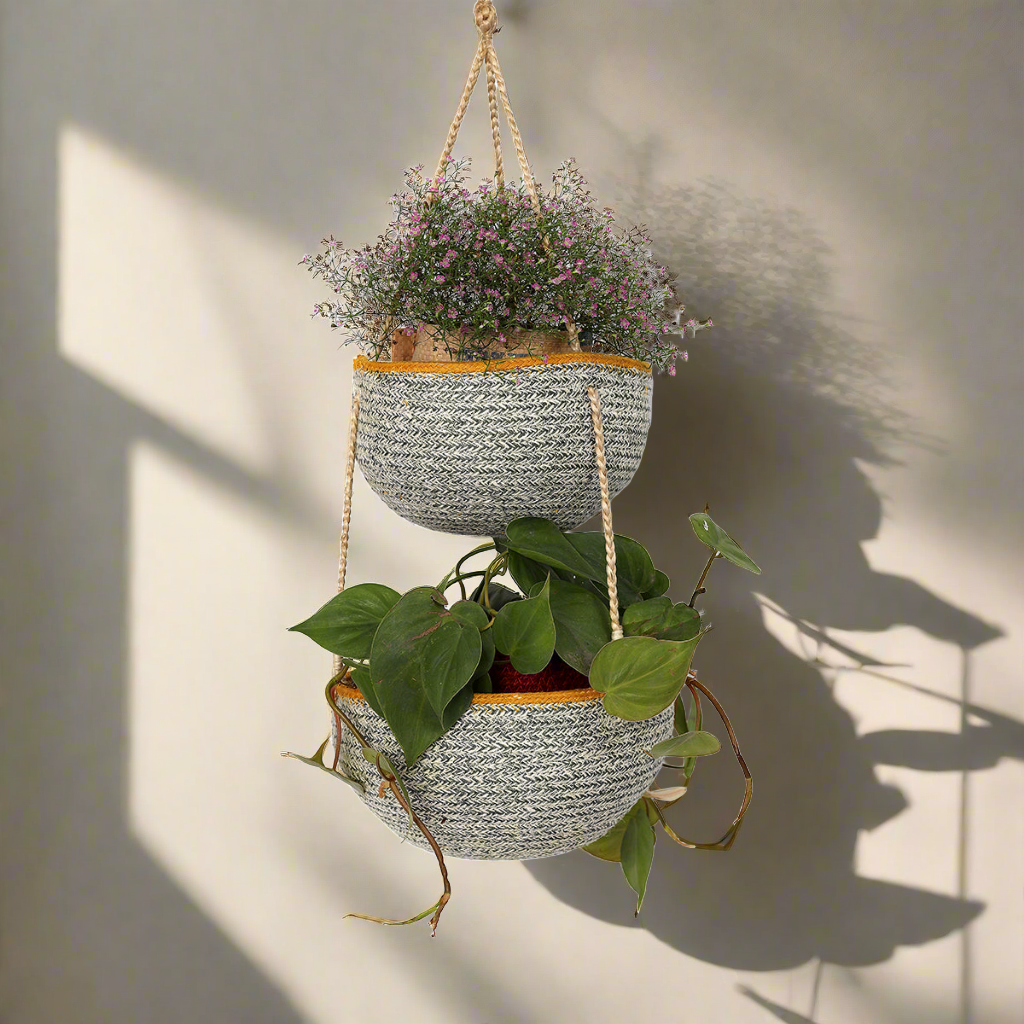 Flower Pot Hanging Sika 2 Layer - Bonart