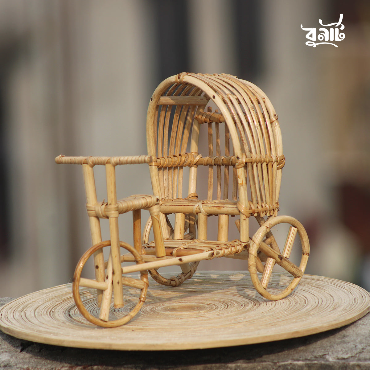 Cane Hand Made Rickshaw