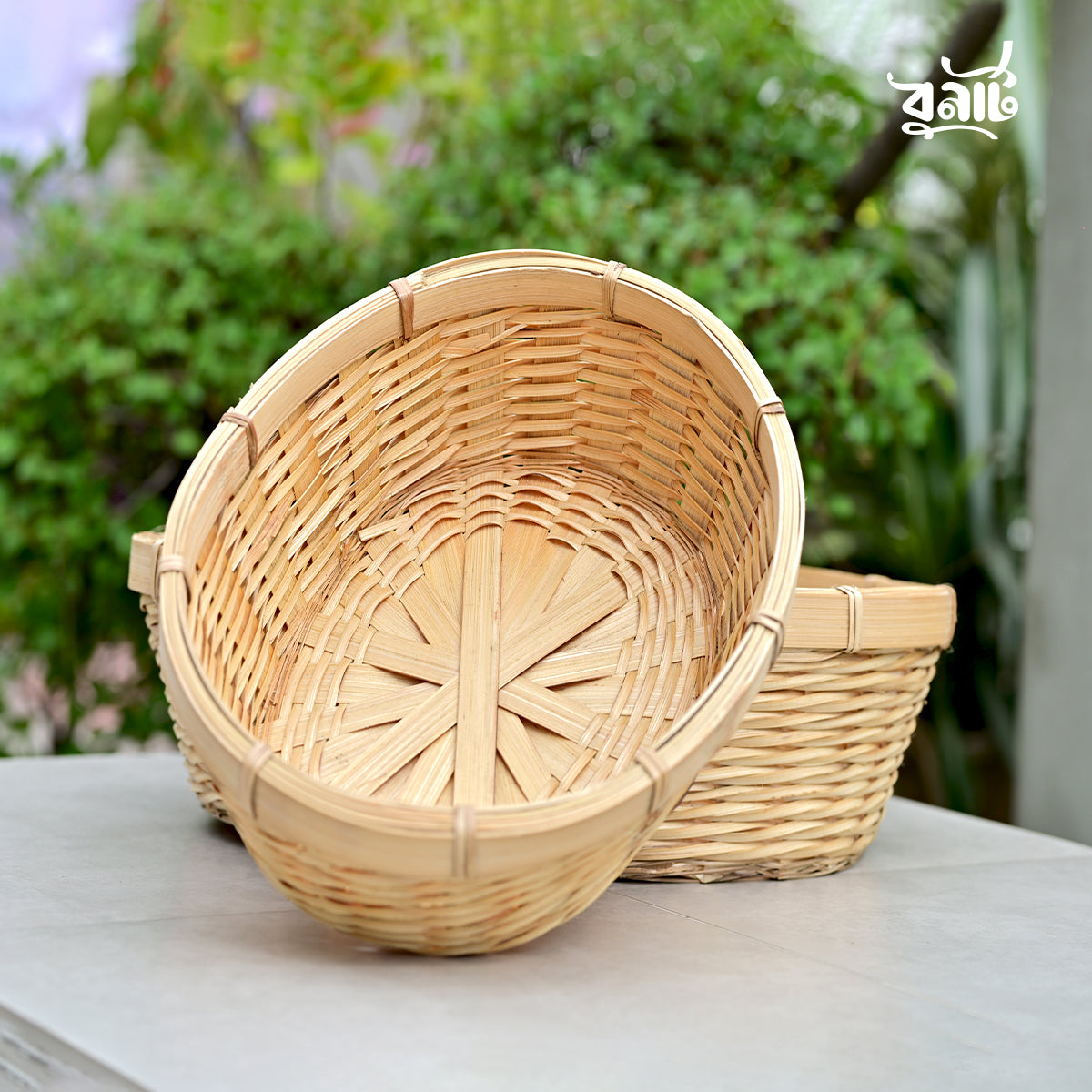 Bamboo Vegetable & Bread Basket (Set of Two)