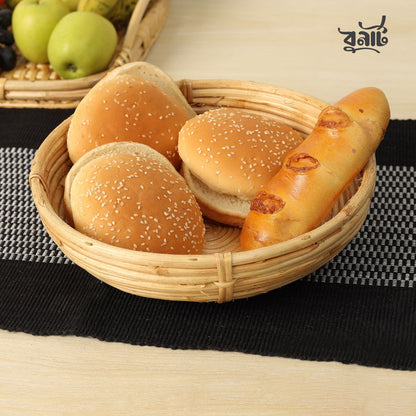 Cane Round Bread Basket (Set of Three) - Bonart