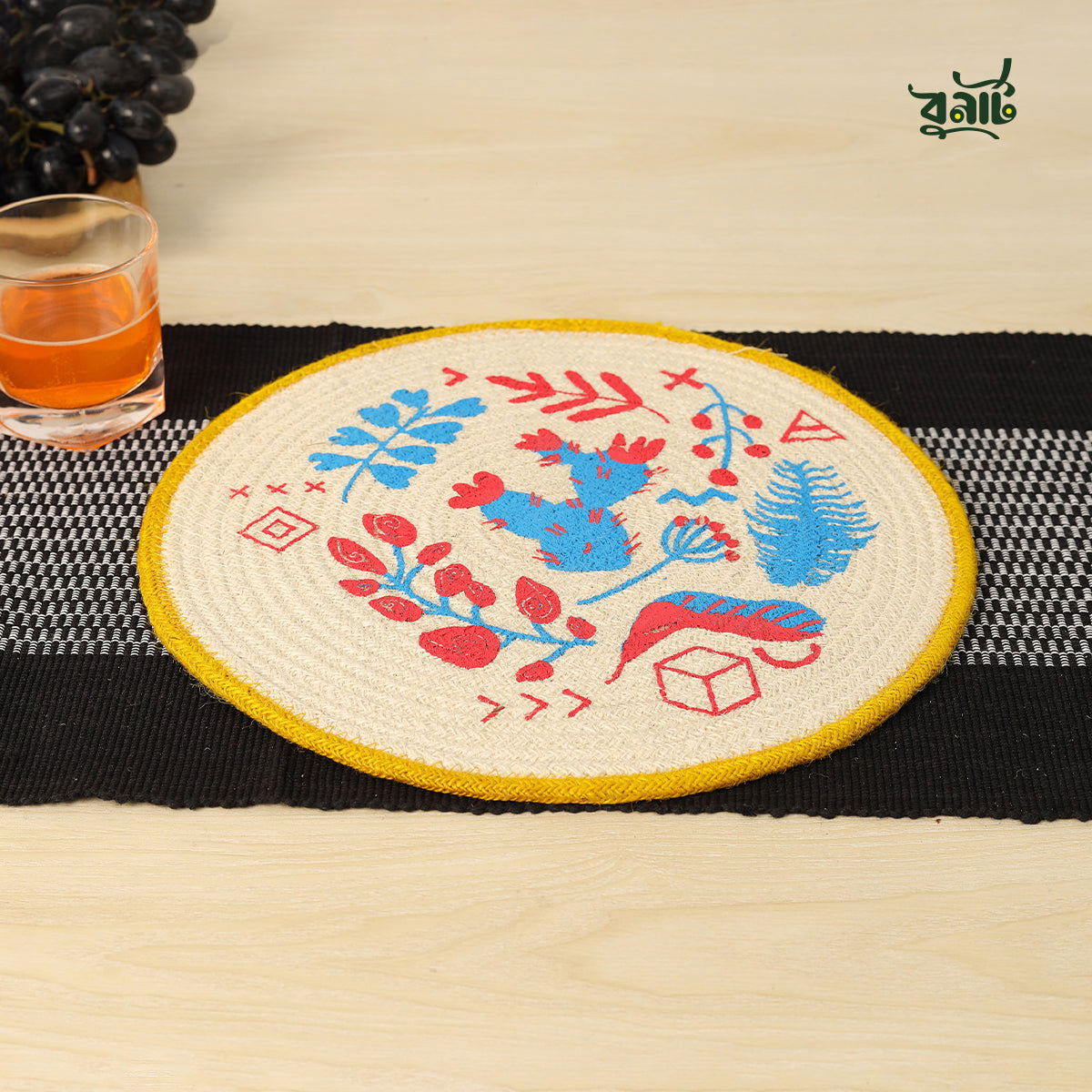 Jute Dining Table Mats (Set of Four) - Bonart