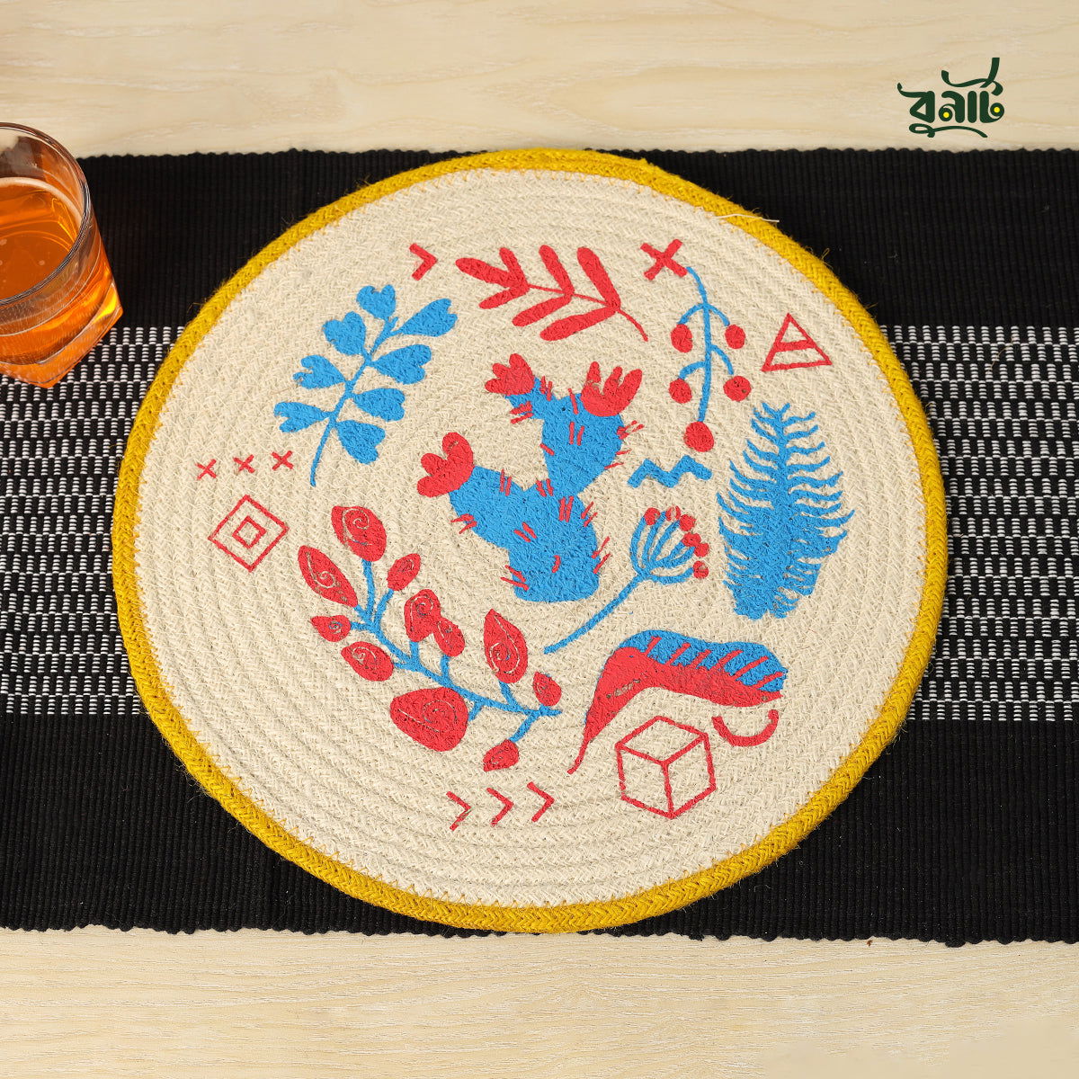 Jute Dining Table Mats (Set of Four) - Bonart