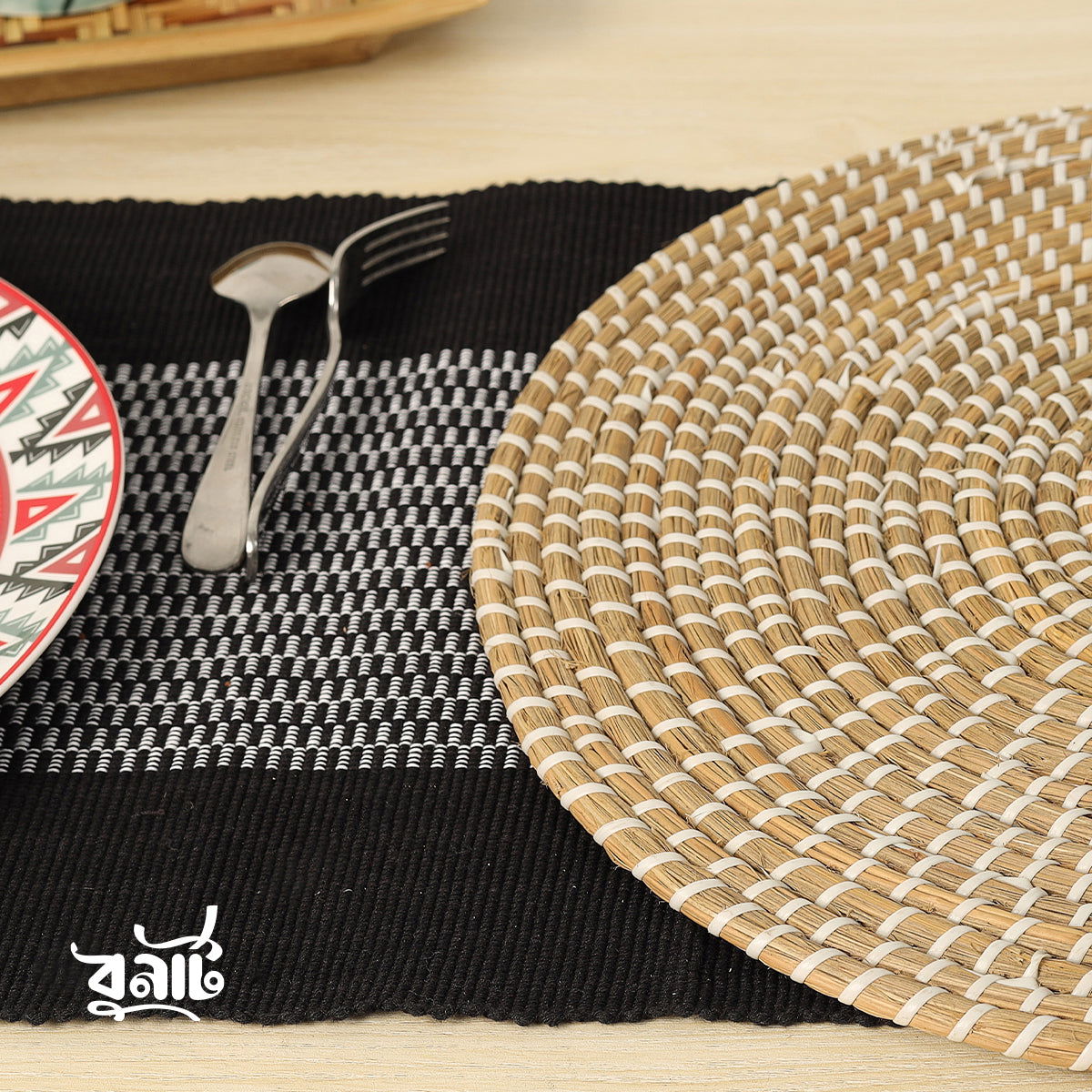 Palm Leaves Table Mat (Set of Four) - Bonart
